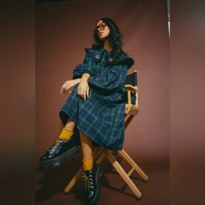 Dressed in Lala Magic Maker Maxi Dress in Grunge Girl Green!